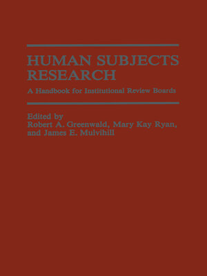 cover image of Human Subjects Research